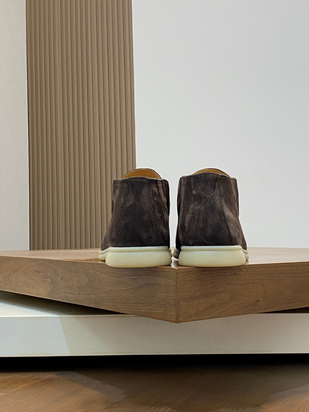 Loro Piana Suede Leather Slip-On Loafers