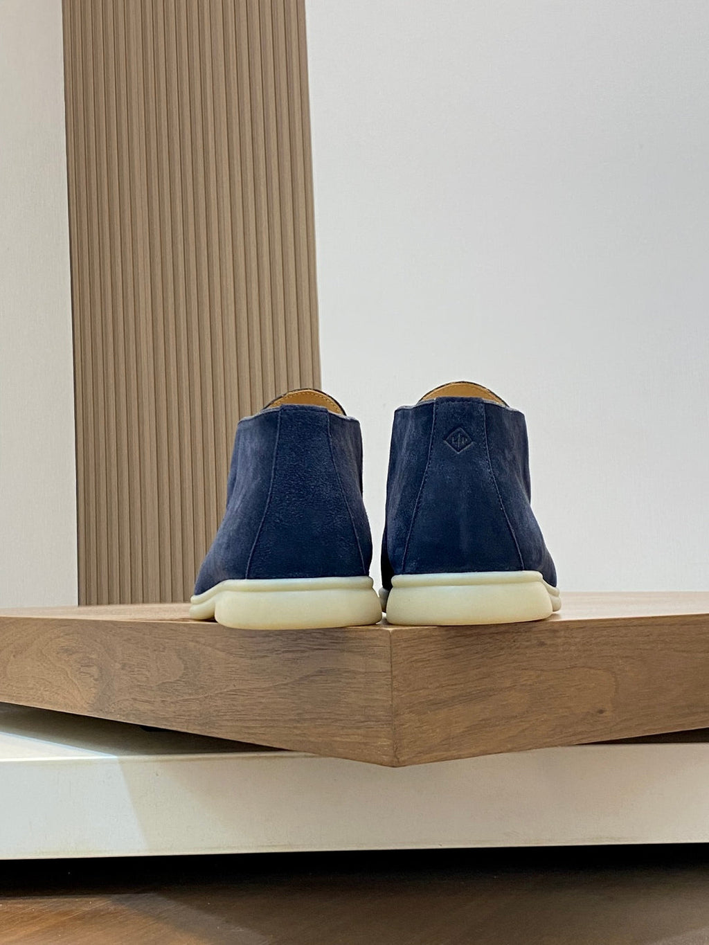 Loro Piana Suede Leather Slip-On Loafers