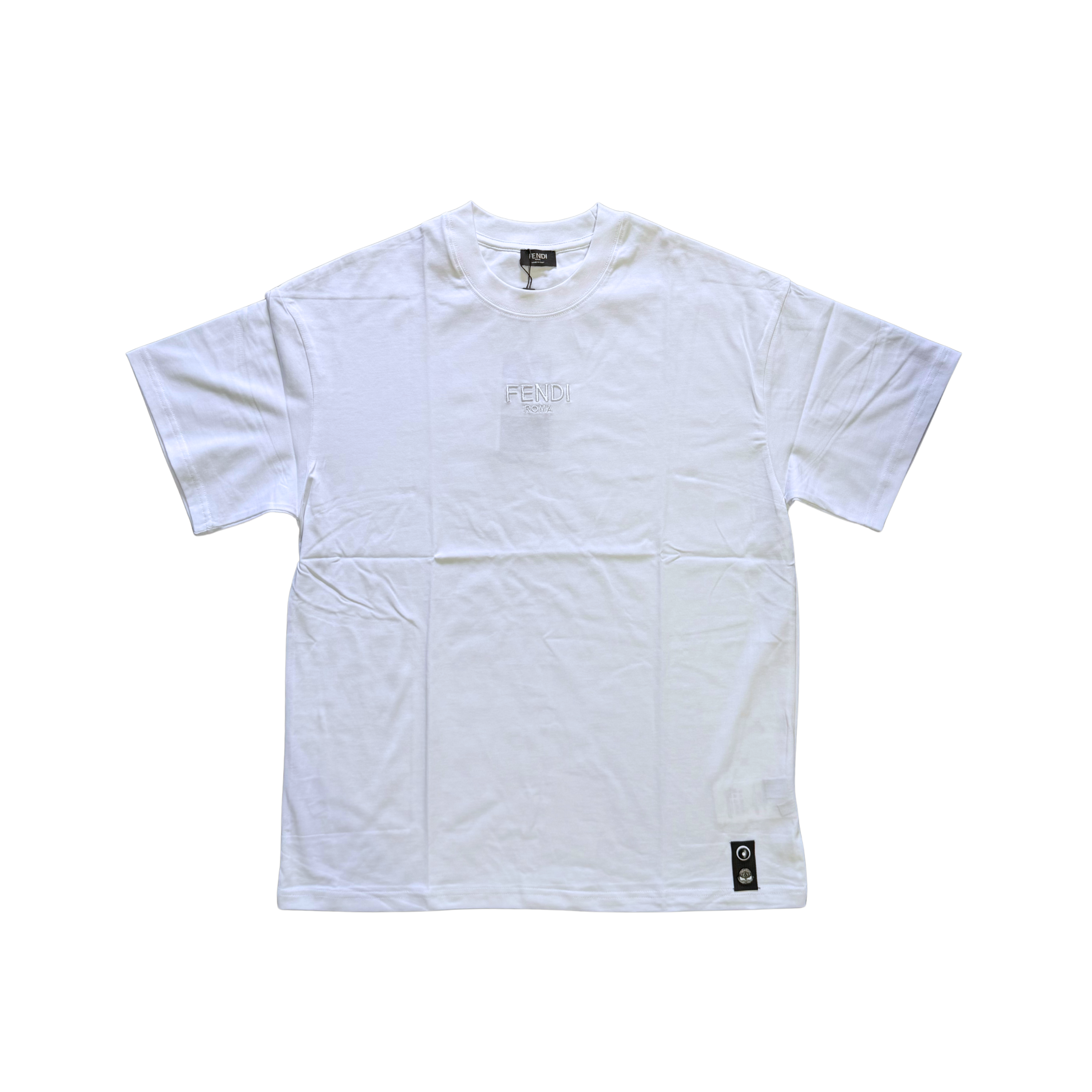 FENDI STITCH LOGO - WHITE