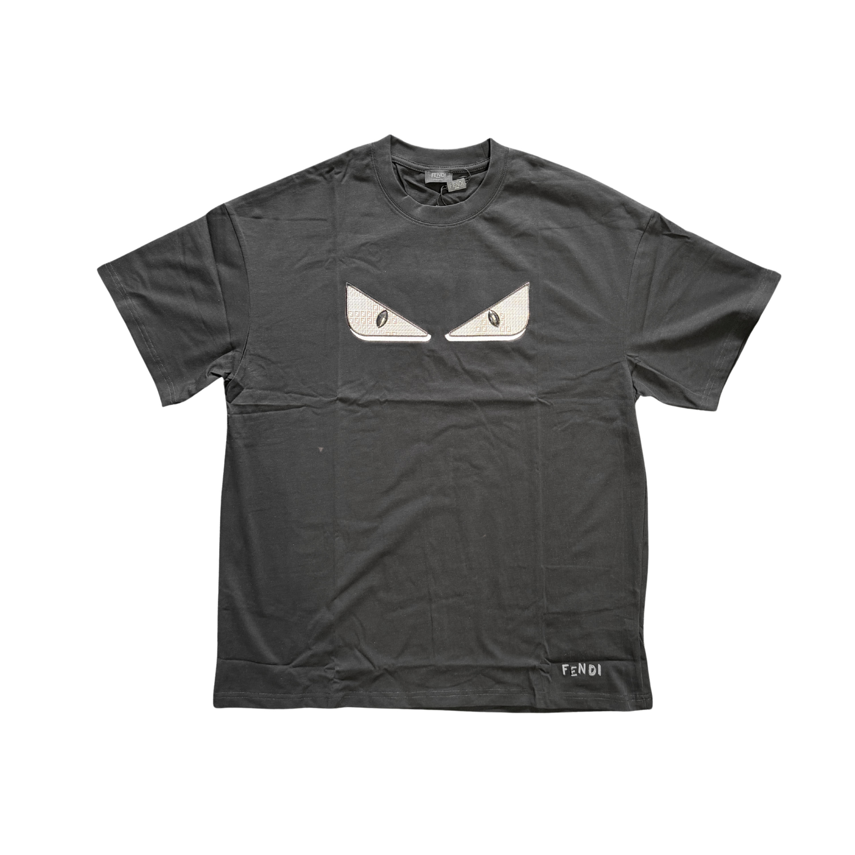 FENDI MONSTER EYE TSHIRT - BLACK
