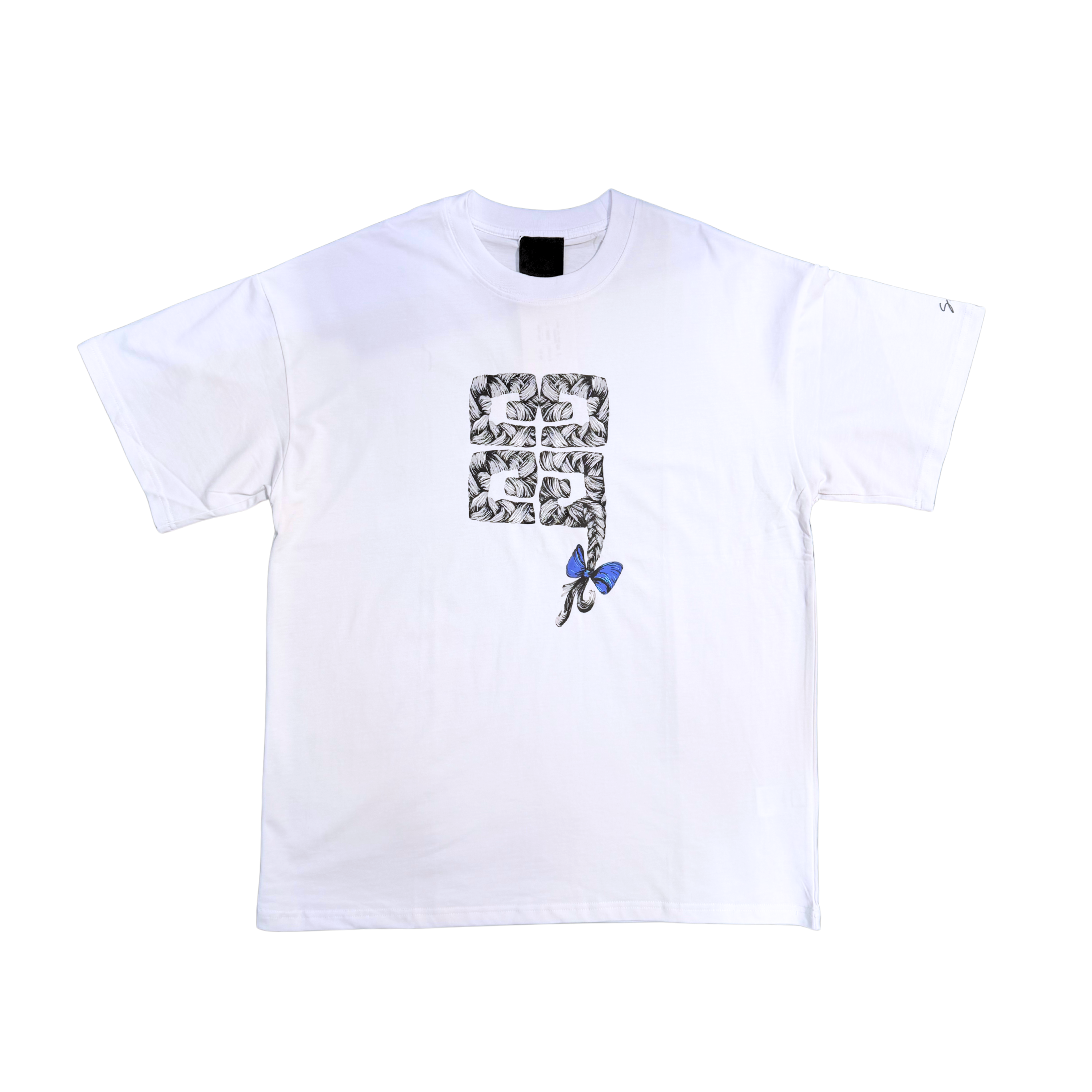 GIVENCHY 4G BRAIDS T-SHIRT - WHITE