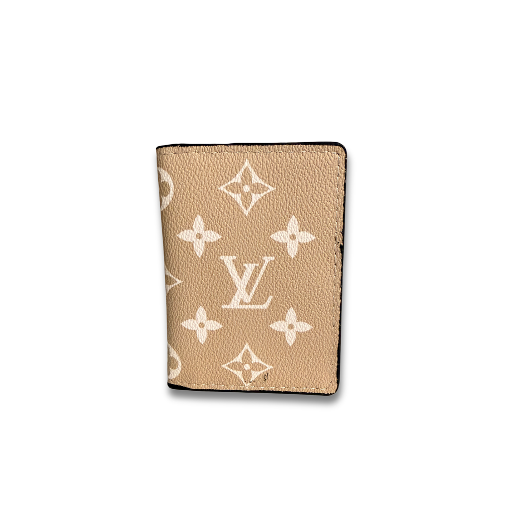 LOUIS VUITTON MONOGRAM FLIP CARD HOLDER - BEIGE