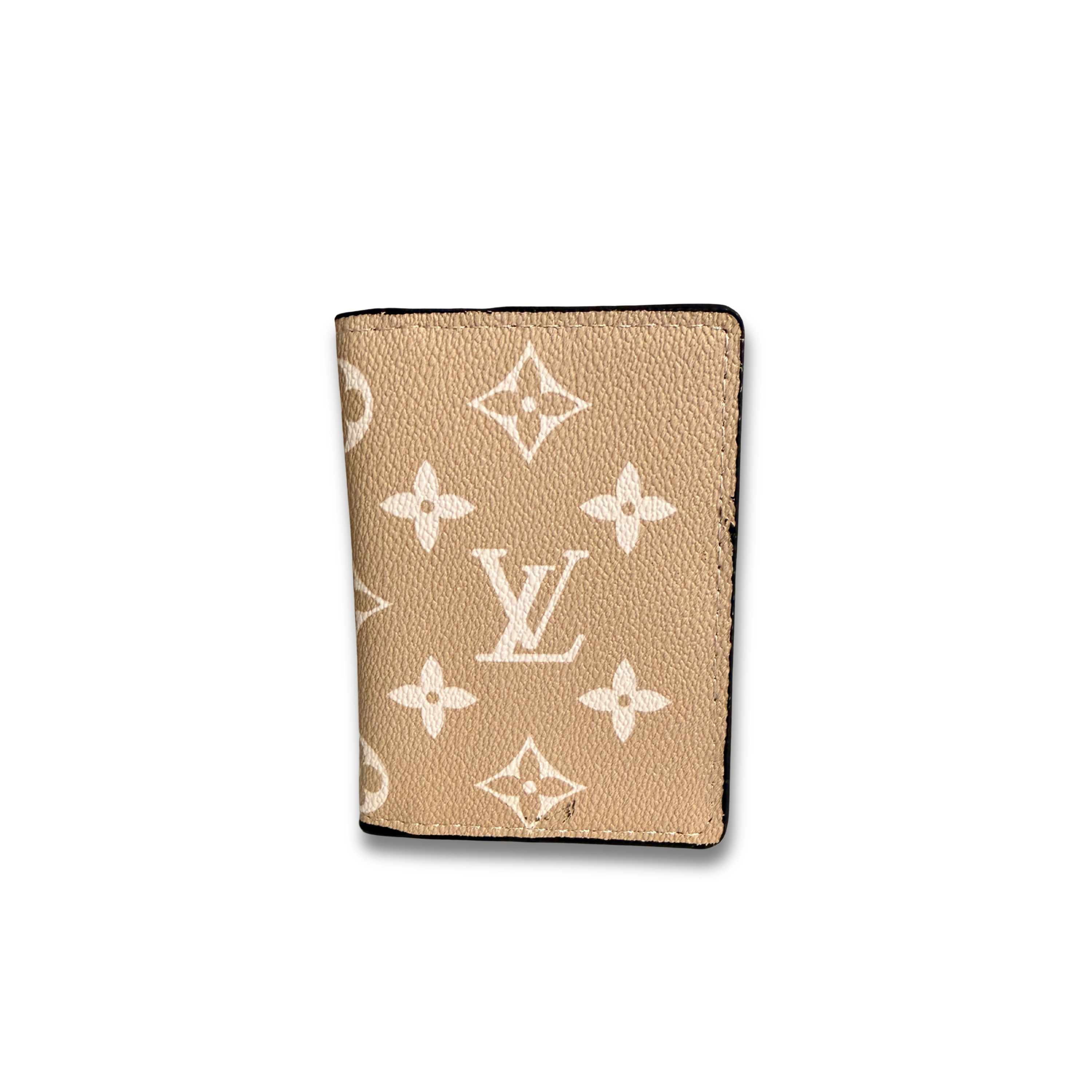 LOUIS VUITTON MONOGRAM FLIP CARD HOLDER - BEIGE