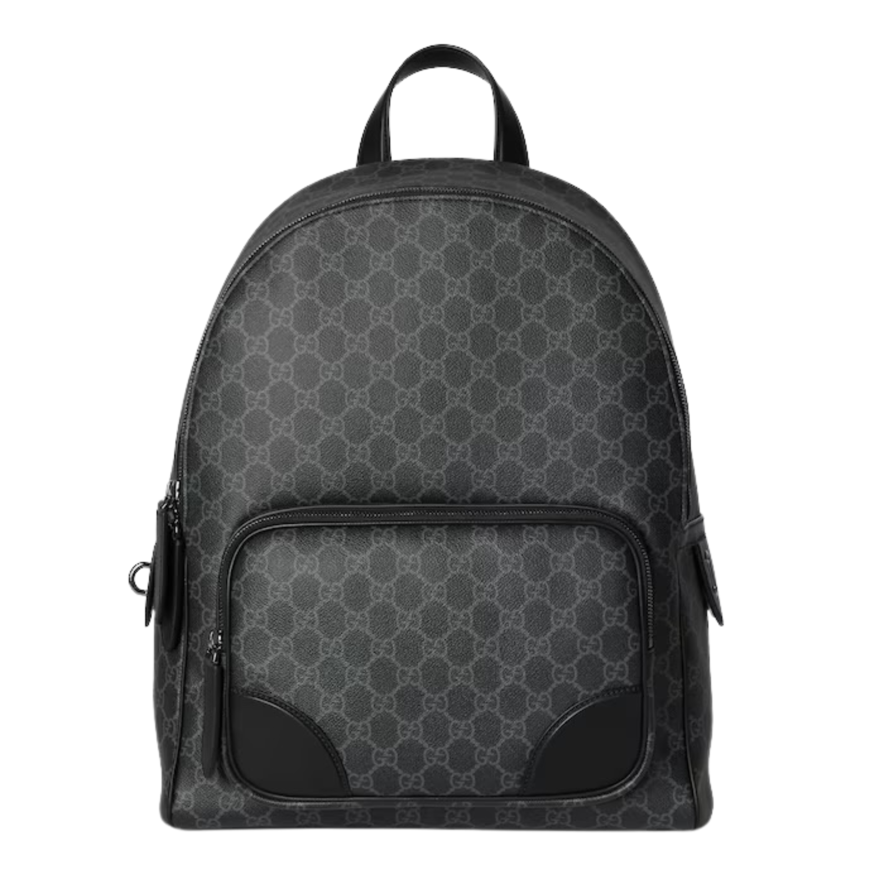 GUCCI GG EMBLEM BACKPACK MEN - BLACK