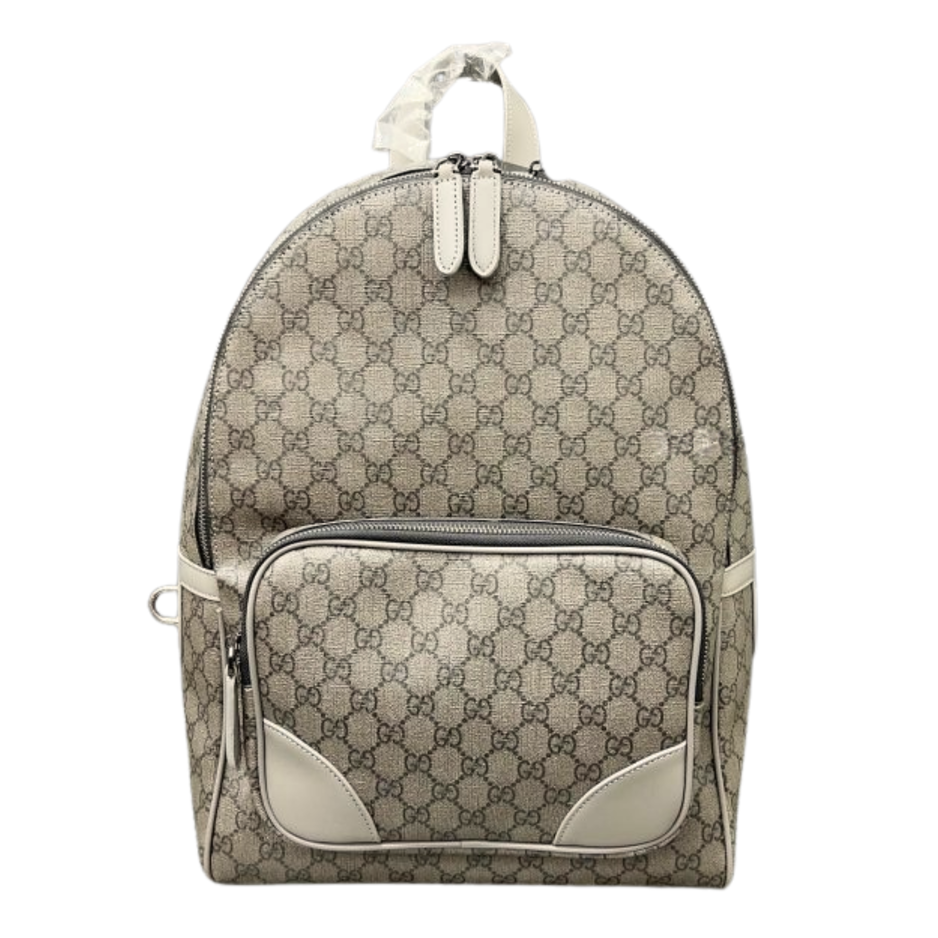 GUCCI GG EMBLEM BACKPACK MEN - BEIGE