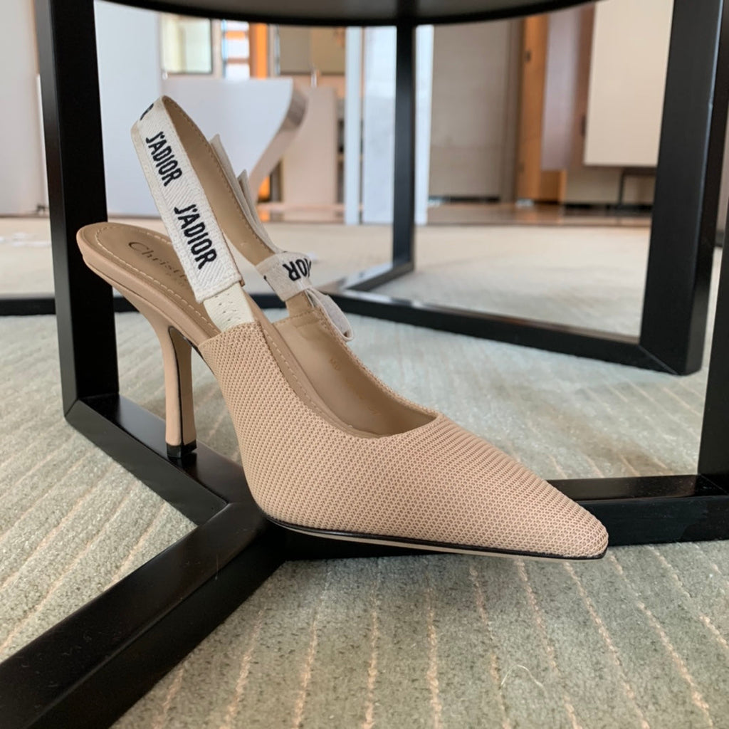 Dior J'Adior Technical Fabric Slingback Pumps