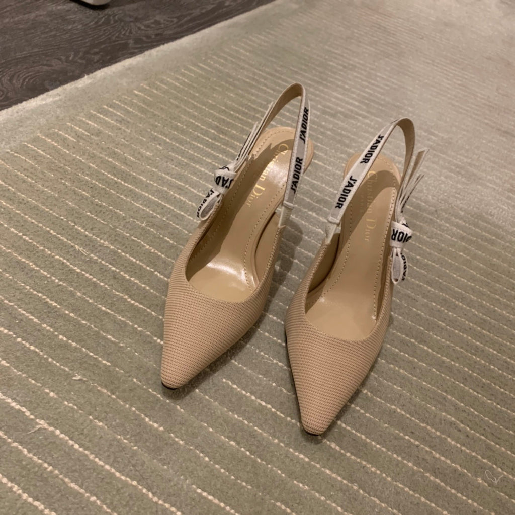 Dior J'Adior Technical Fabric Slingback Pumps