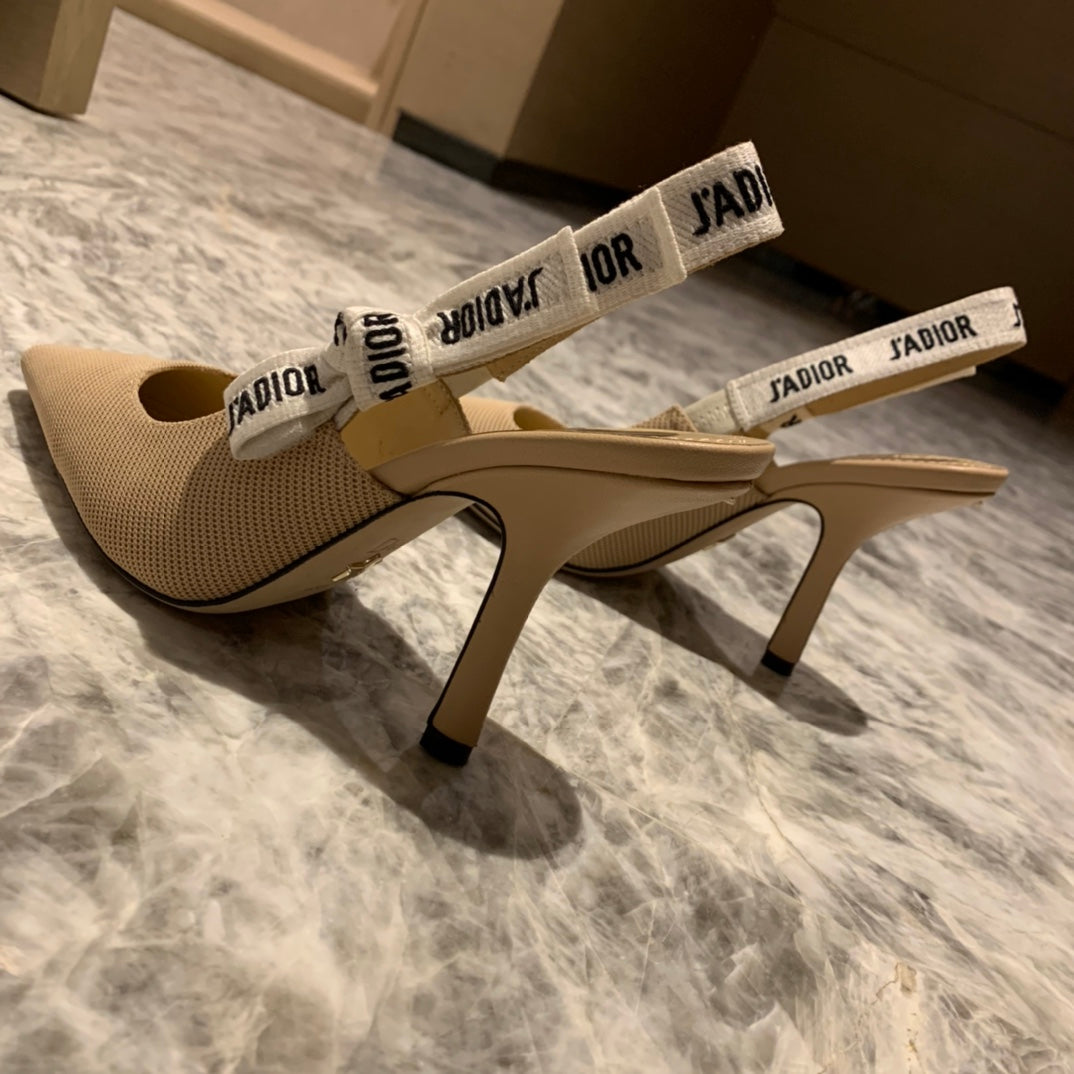 Dior J'Adior Technical Fabric Slingback Pumps