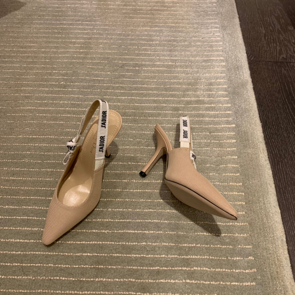 Dior J'Adior Technical Fabric Slingback Pumps