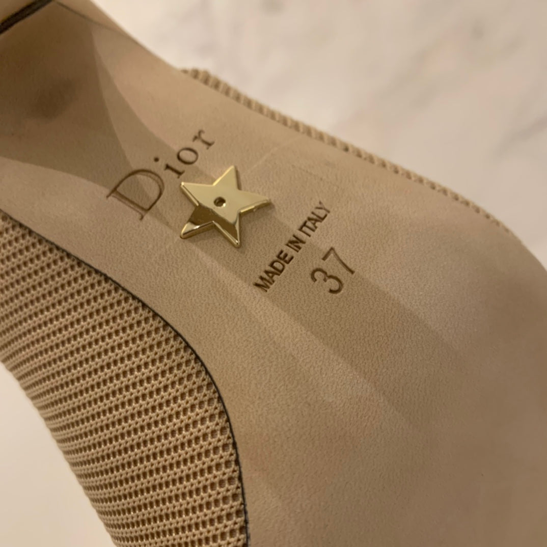 Dior J'Adior Technical Fabric Slingback Pumps