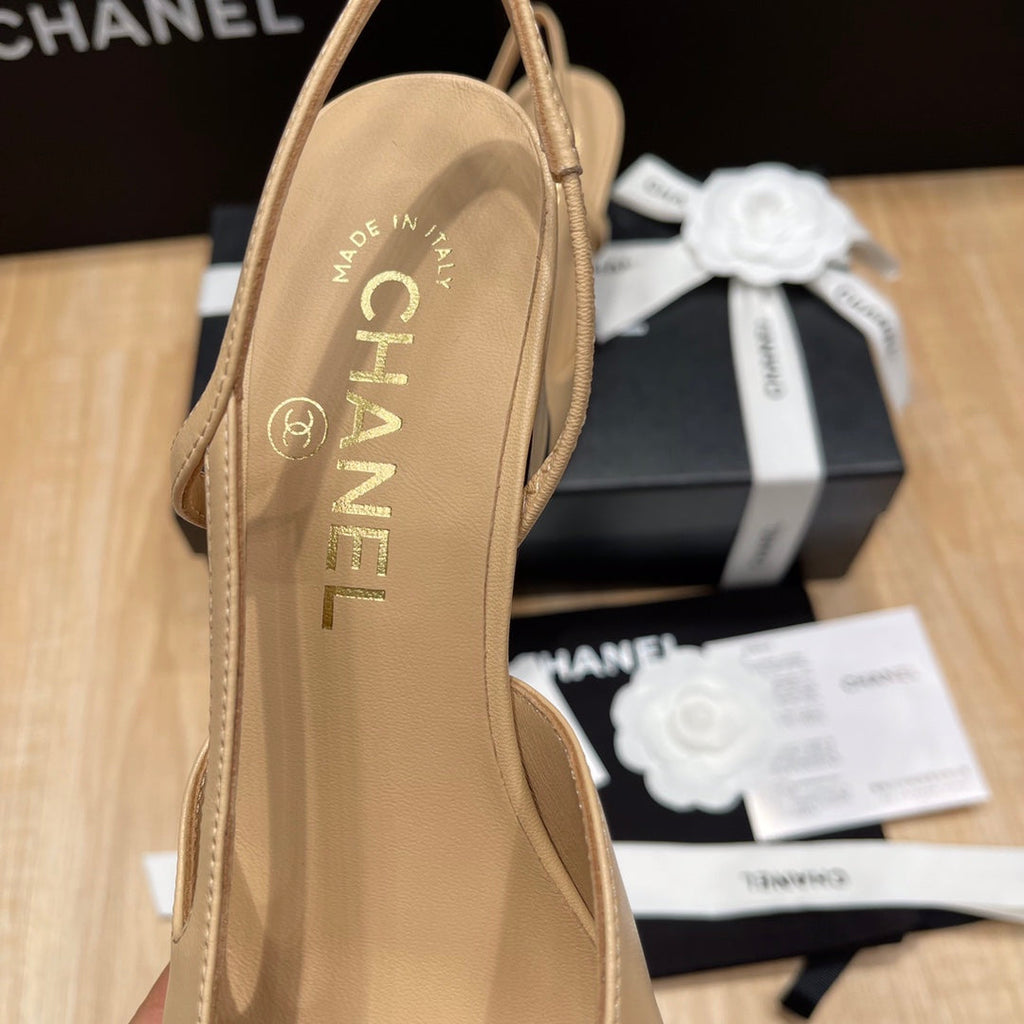 Chanel Classic Slingback Heels