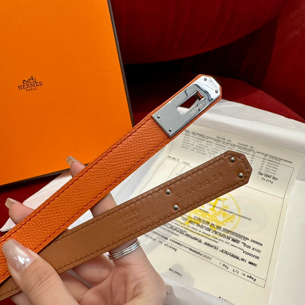 Hermès Kelly Epsom Leather Belt