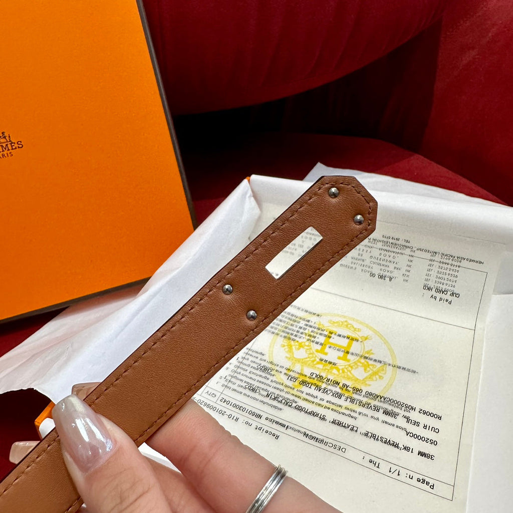 Hermès Kelly Epsom Leather Belt