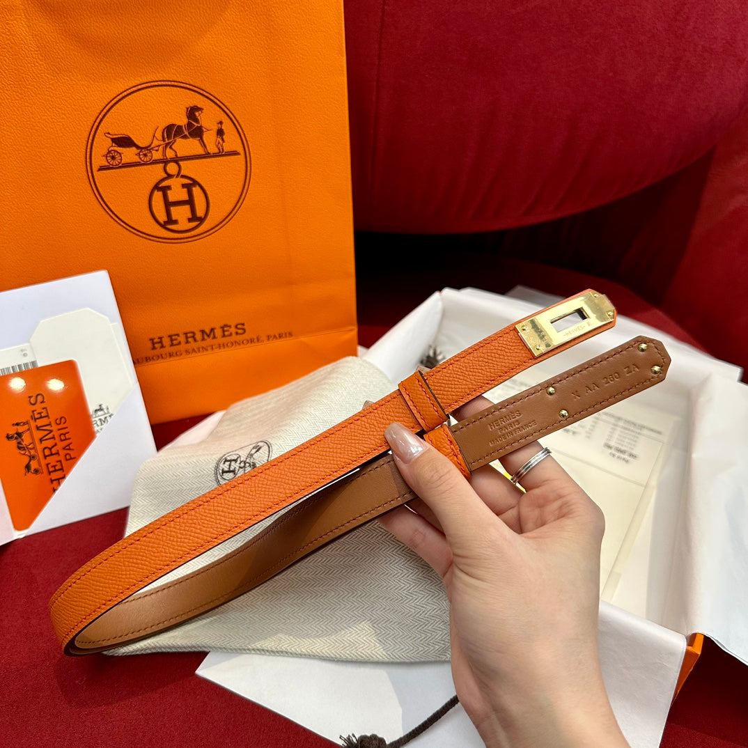 Hermès Kelly Epsom Leather Belt