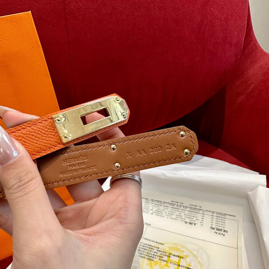 Hermès Kelly Epsom Leather Belt