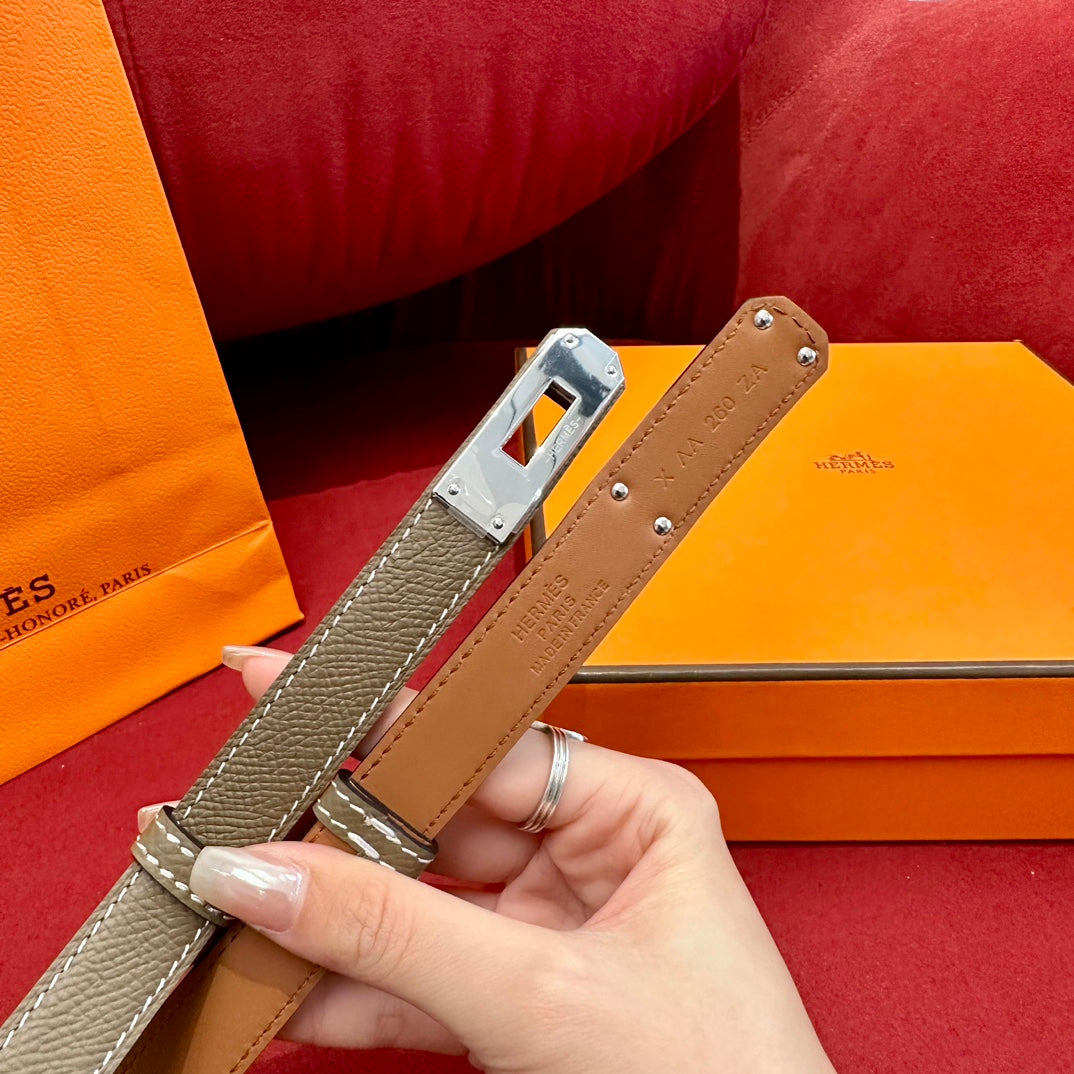 Hermès Kelly Epsom Leather Belt