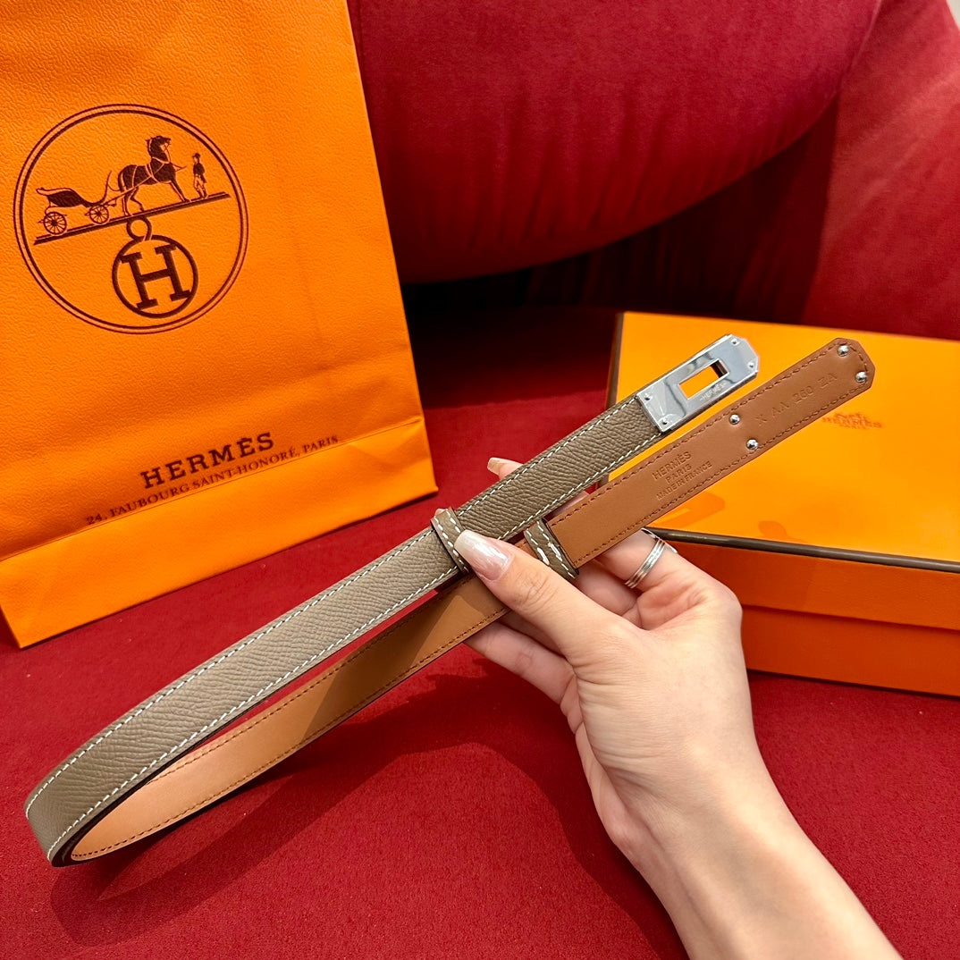 Hermès Kelly Epsom Leather Belt