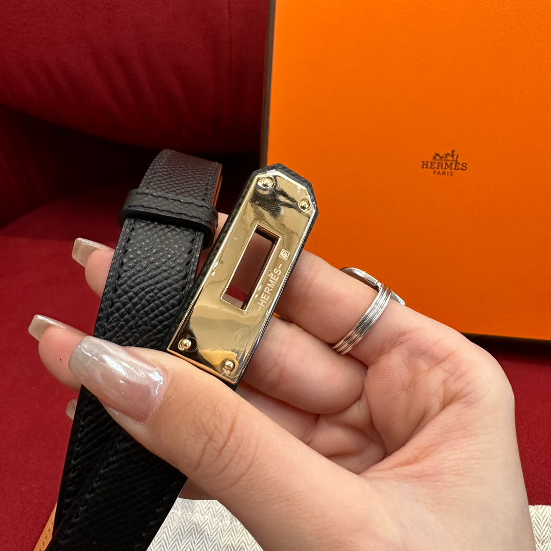 Hermès Kelly Epsom Leather Belt