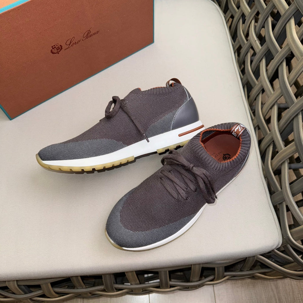 Loro Piana Flexy Walk Wool Knit Sneakers