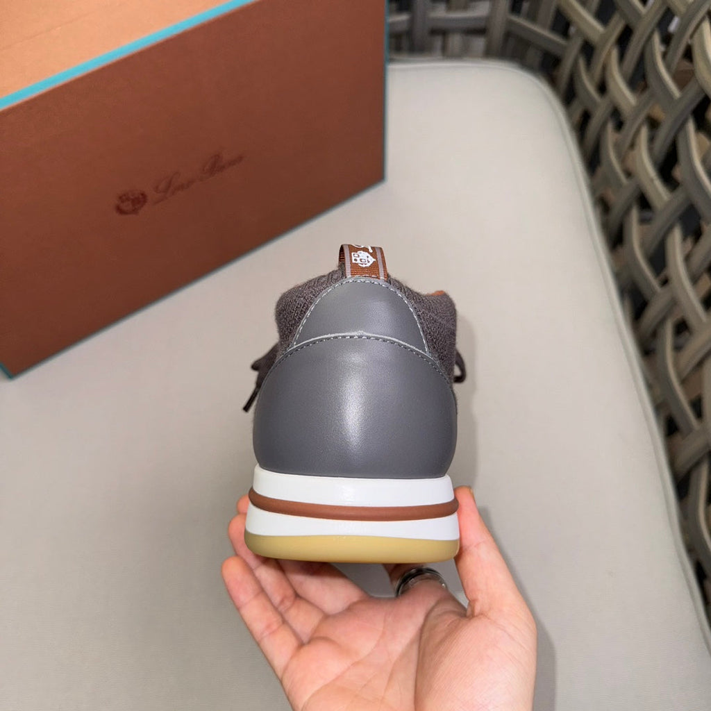 Loro Piana Flexy Walk Wool Knit Sneakers