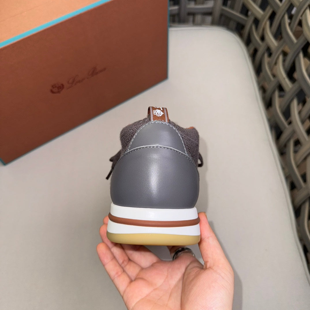 Loro Piana Flexy Walk Wool Knit Sneakers