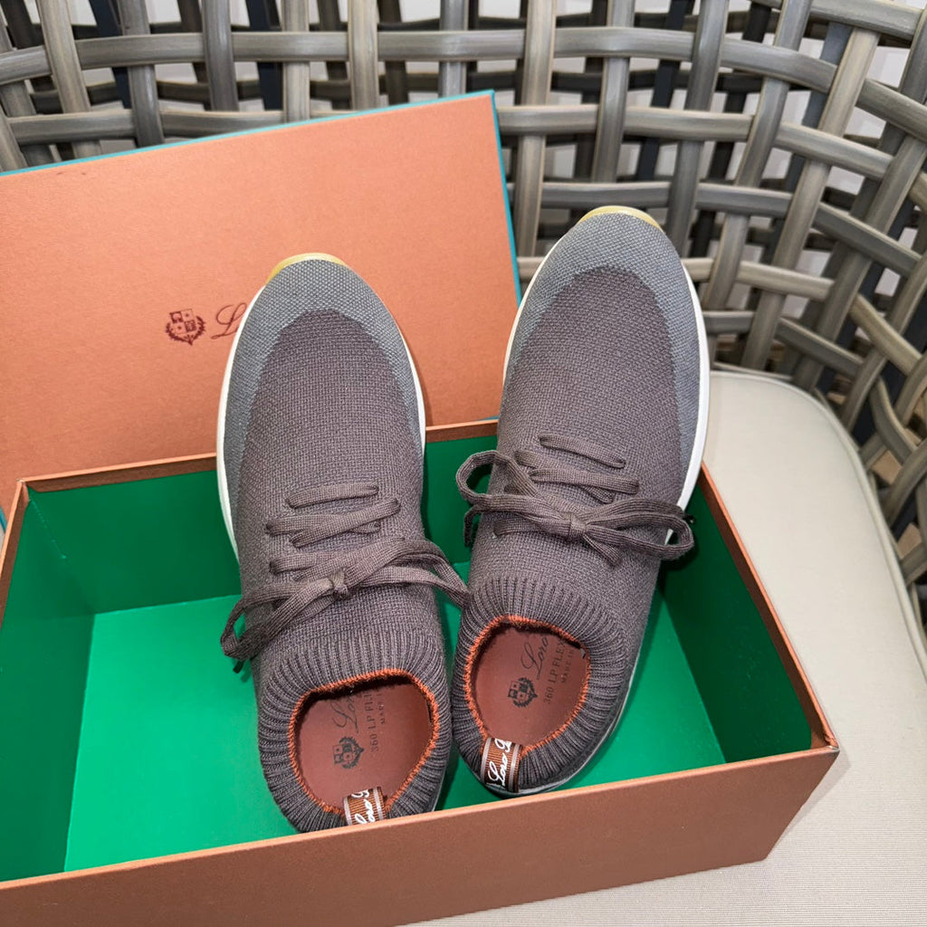 Loro Piana Flexy Walk Wool Knit Sneakers