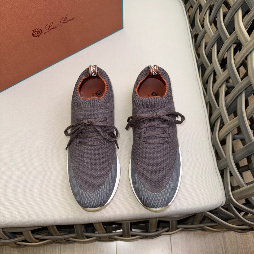 Loro Piana Flexy Walk Wool Knit Sneakers