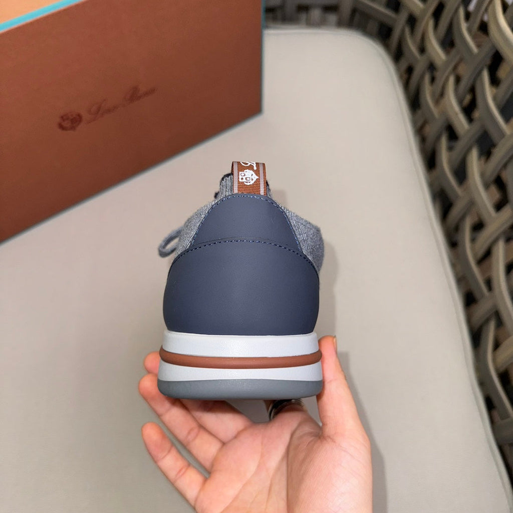 Loro Piana Flexy Walk Wool Knit Sneakers