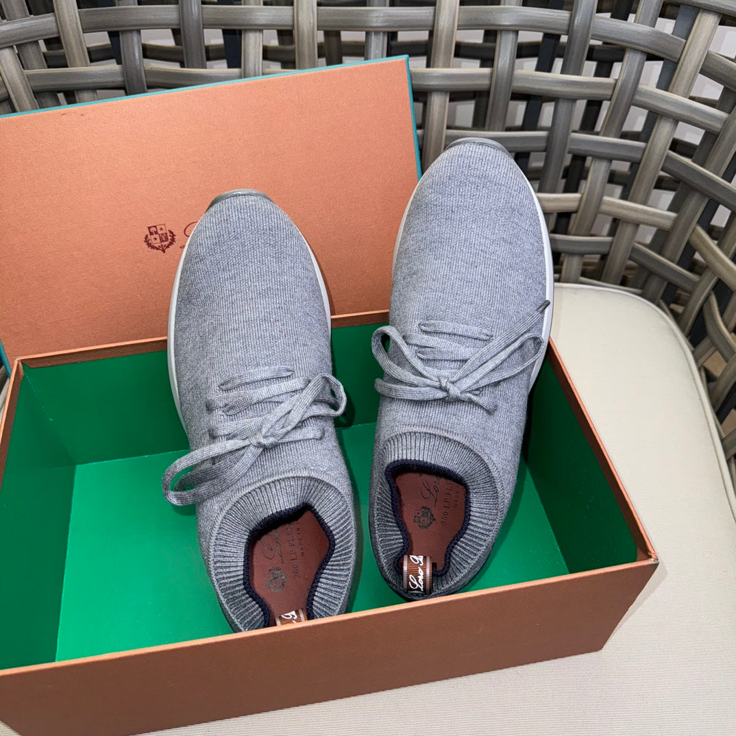 Loro Piana Flexy Walk Wool Knit Sneakers