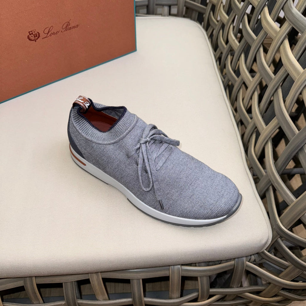 Loro Piana Flexy Walk Wool Knit Sneakers