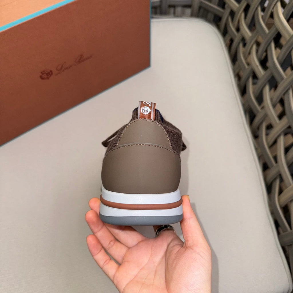 Loro Piana Flexy Walk Wool Knit Sneakers