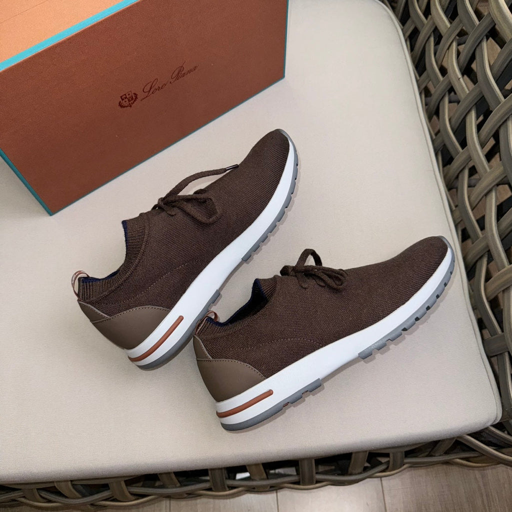 Loro Piana Flexy Walk Wool Knit Sneakers