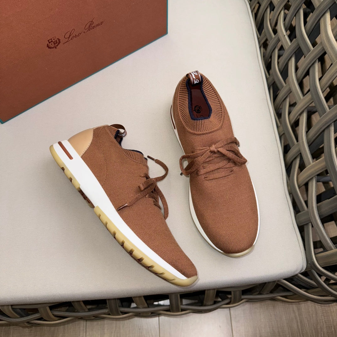 Loro Piana Flexy Walk Wool Knit Sneakers