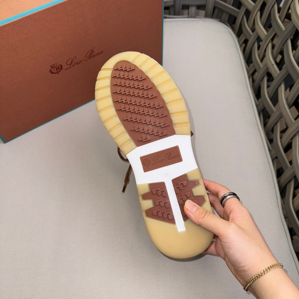 Loro Piana Flexy Walk Wool Knit Sneakers
