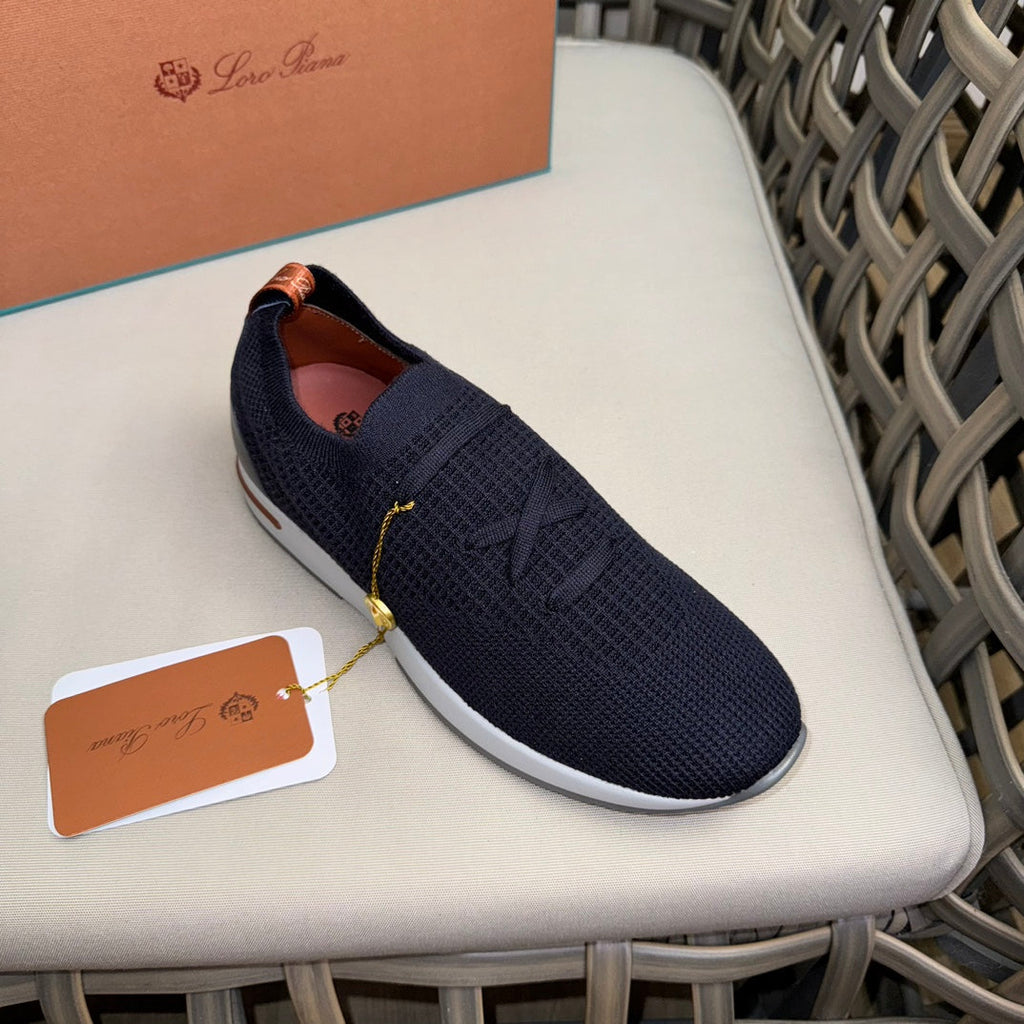 Loro Piana Flexy Walk Wool Knit Sneakers