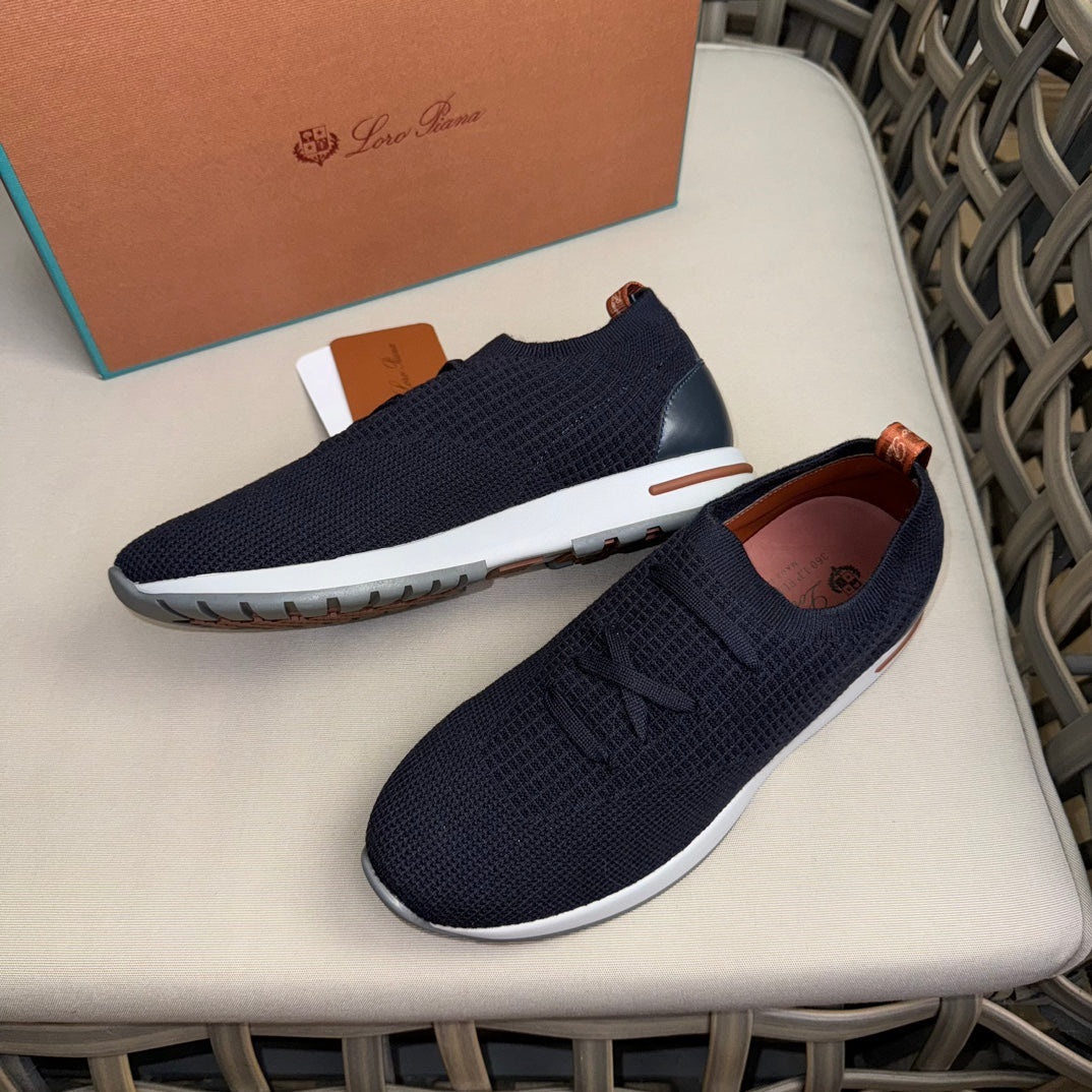 Loro Piana Flexy Walk Wool Knit Sneakers