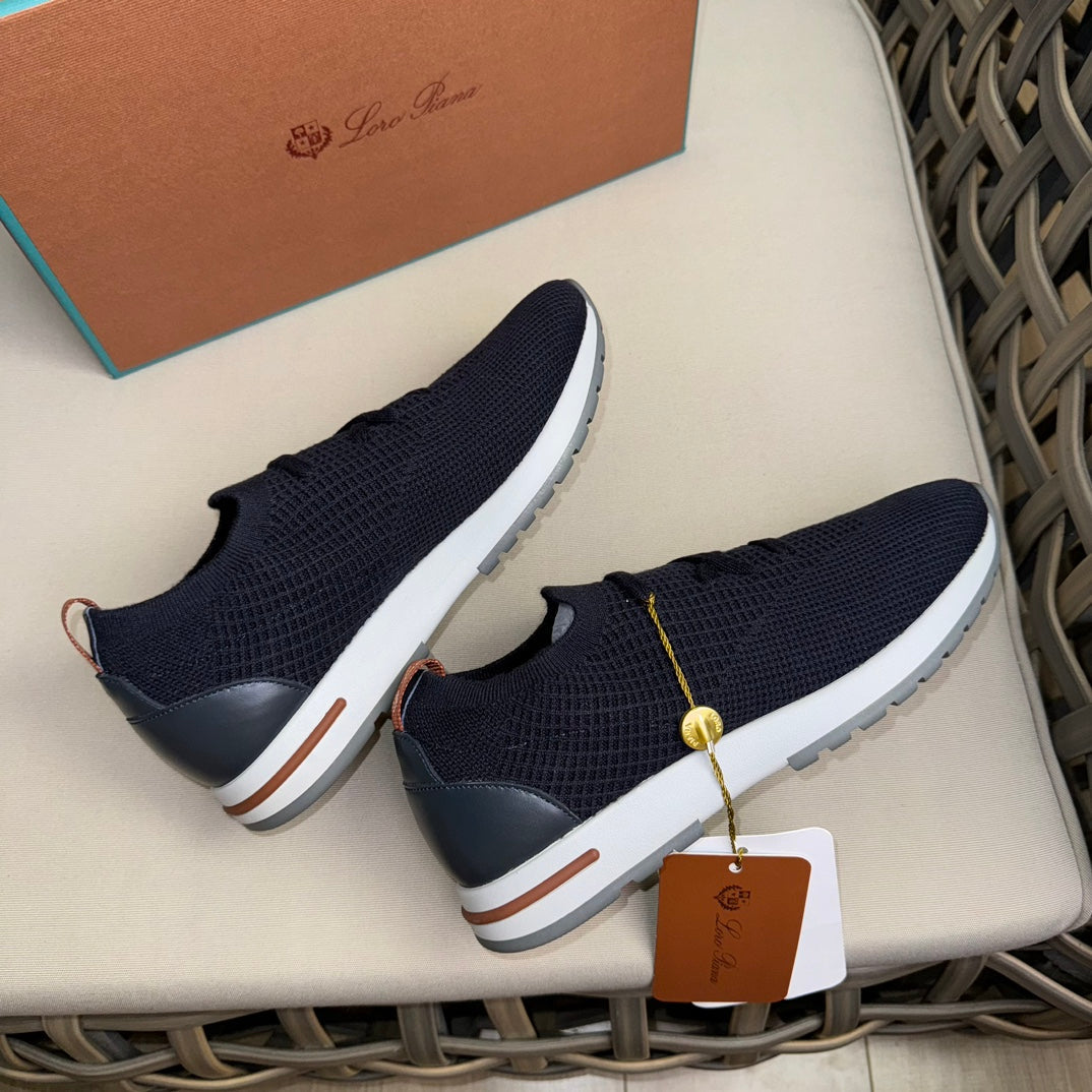 Loro Piana Flexy Walk Wool Knit Sneakers