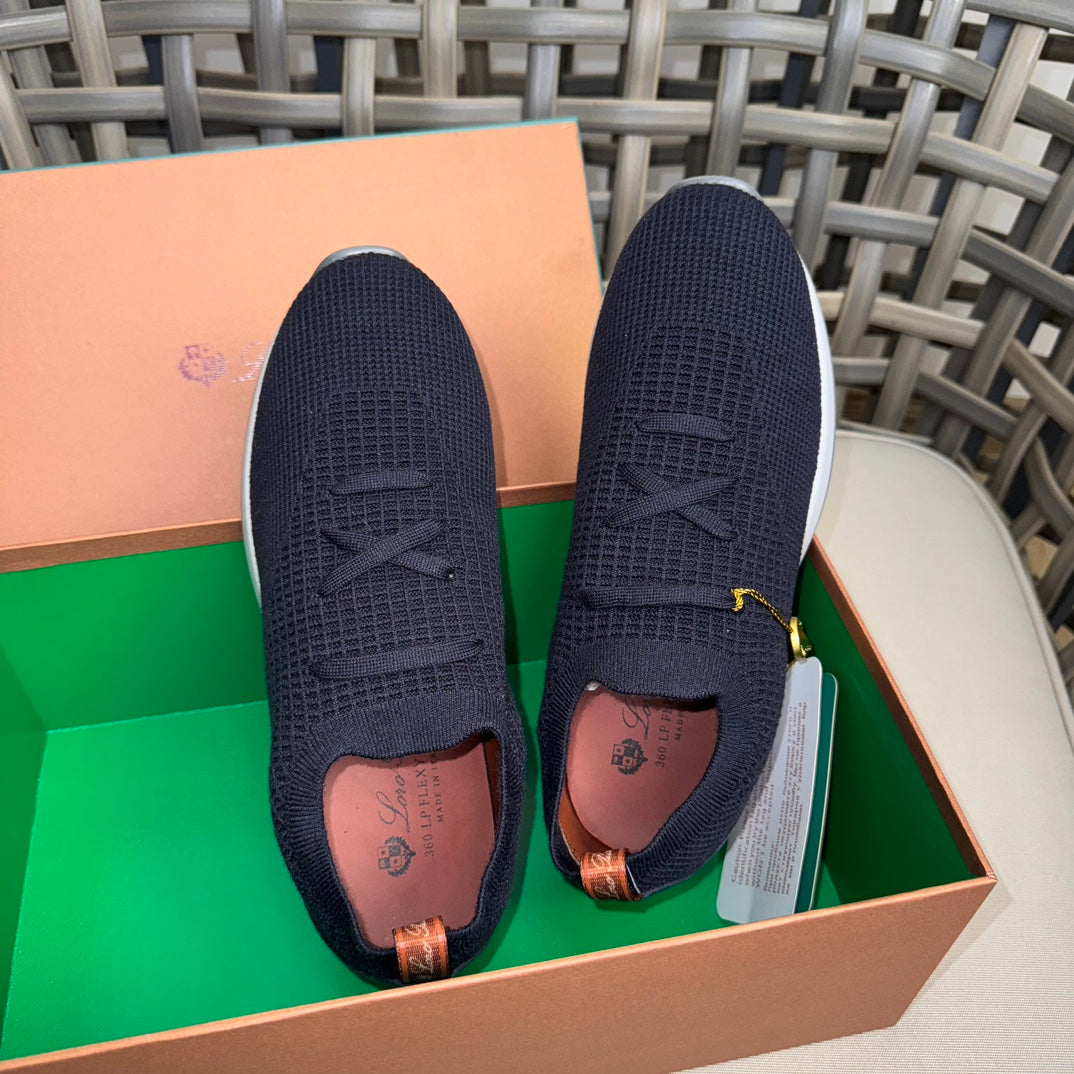 Loro Piana Flexy Walk Wool Knit Sneakers