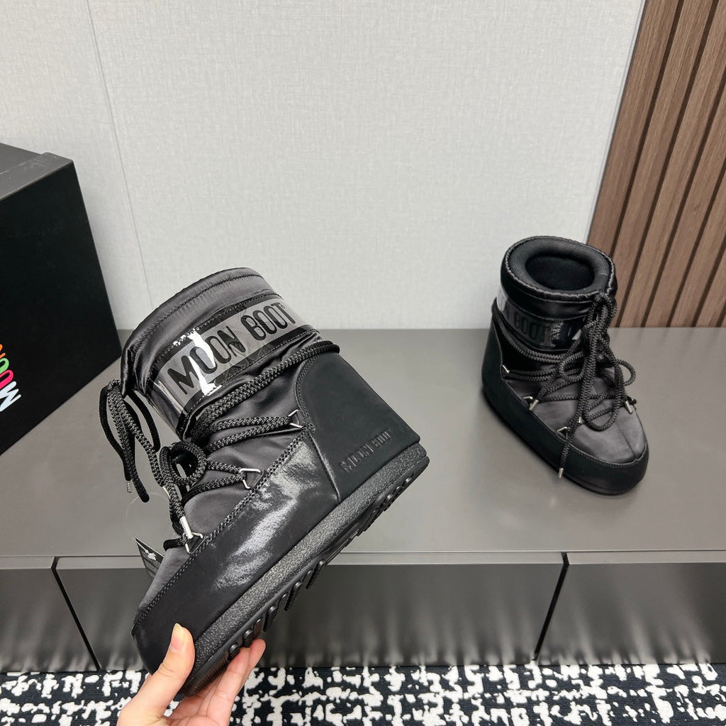 Moon Boot 2024 Autumn/Winter Platform Snow Ankle Boots – 2024FW