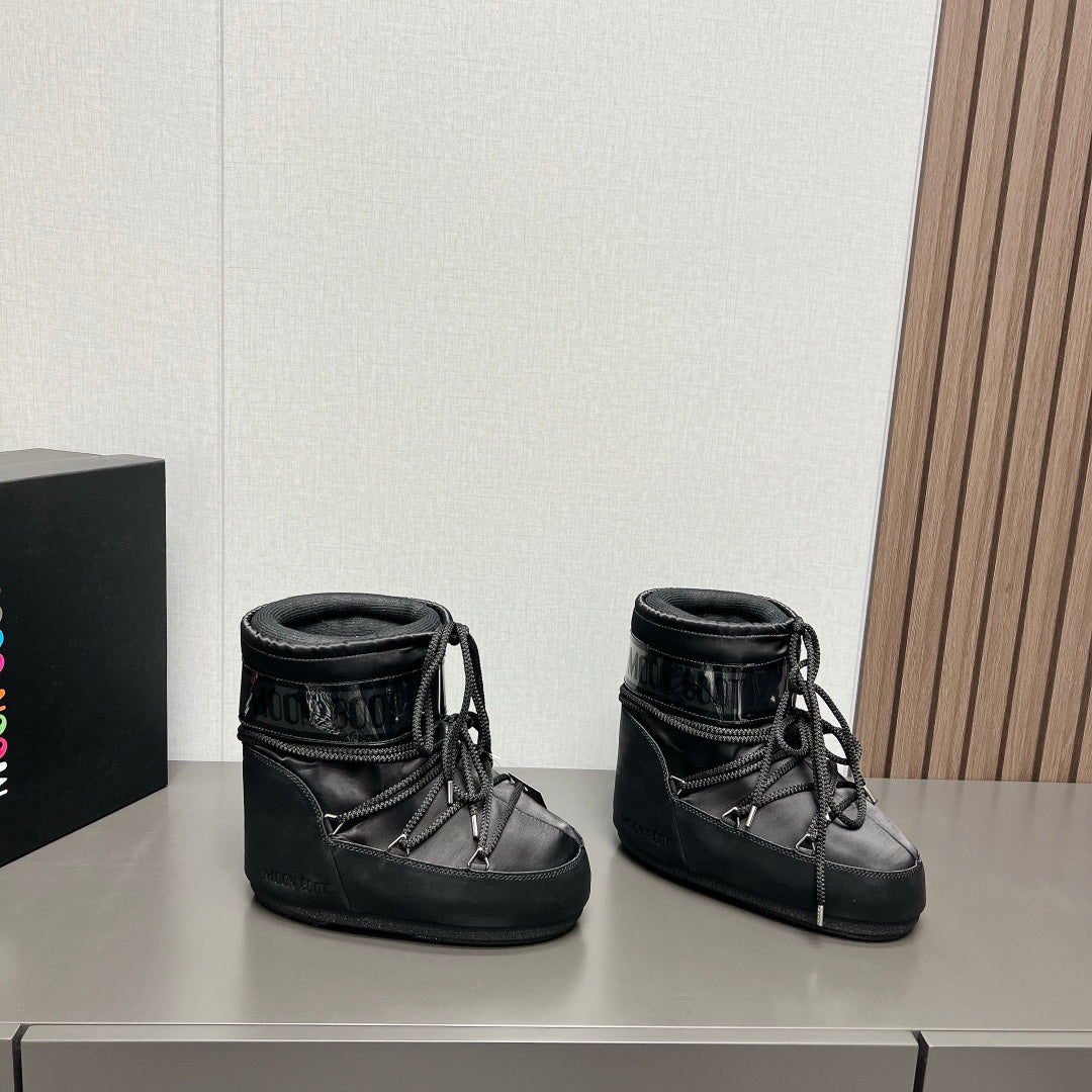 Moon Boot 2024 Autumn/Winter Platform Snow Ankle Boots – 2024FW