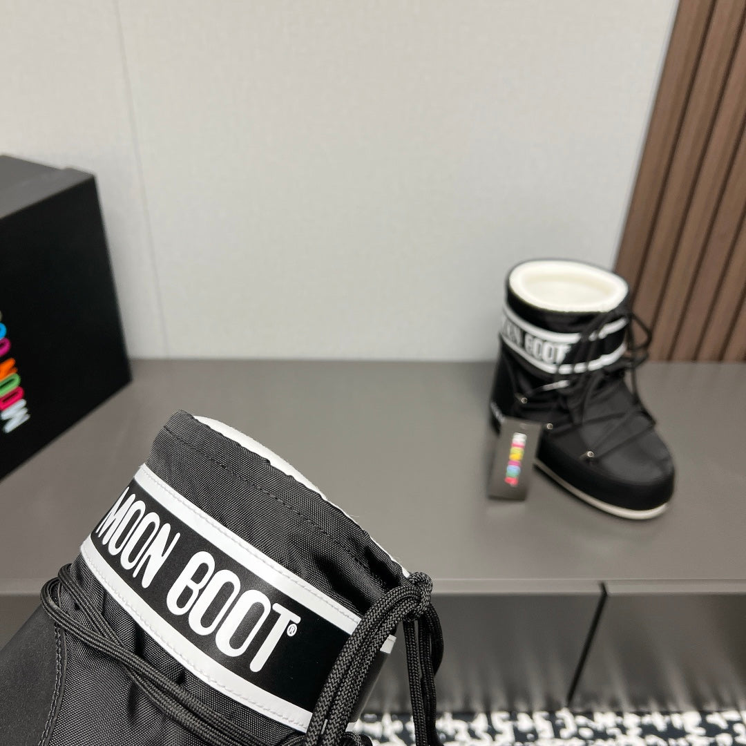 Moon Boot 2024 Autumn/Winter Platform Snow Ankle Boots – 2024FW