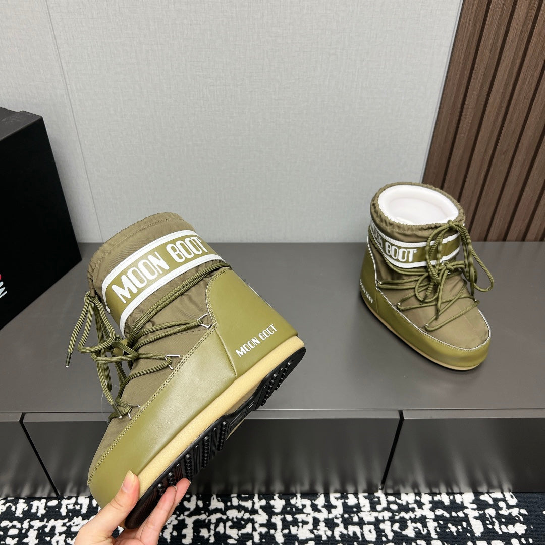 Moon Boot 2024 Autumn/Winter Platform Snow Ankle Boots – 2024FW