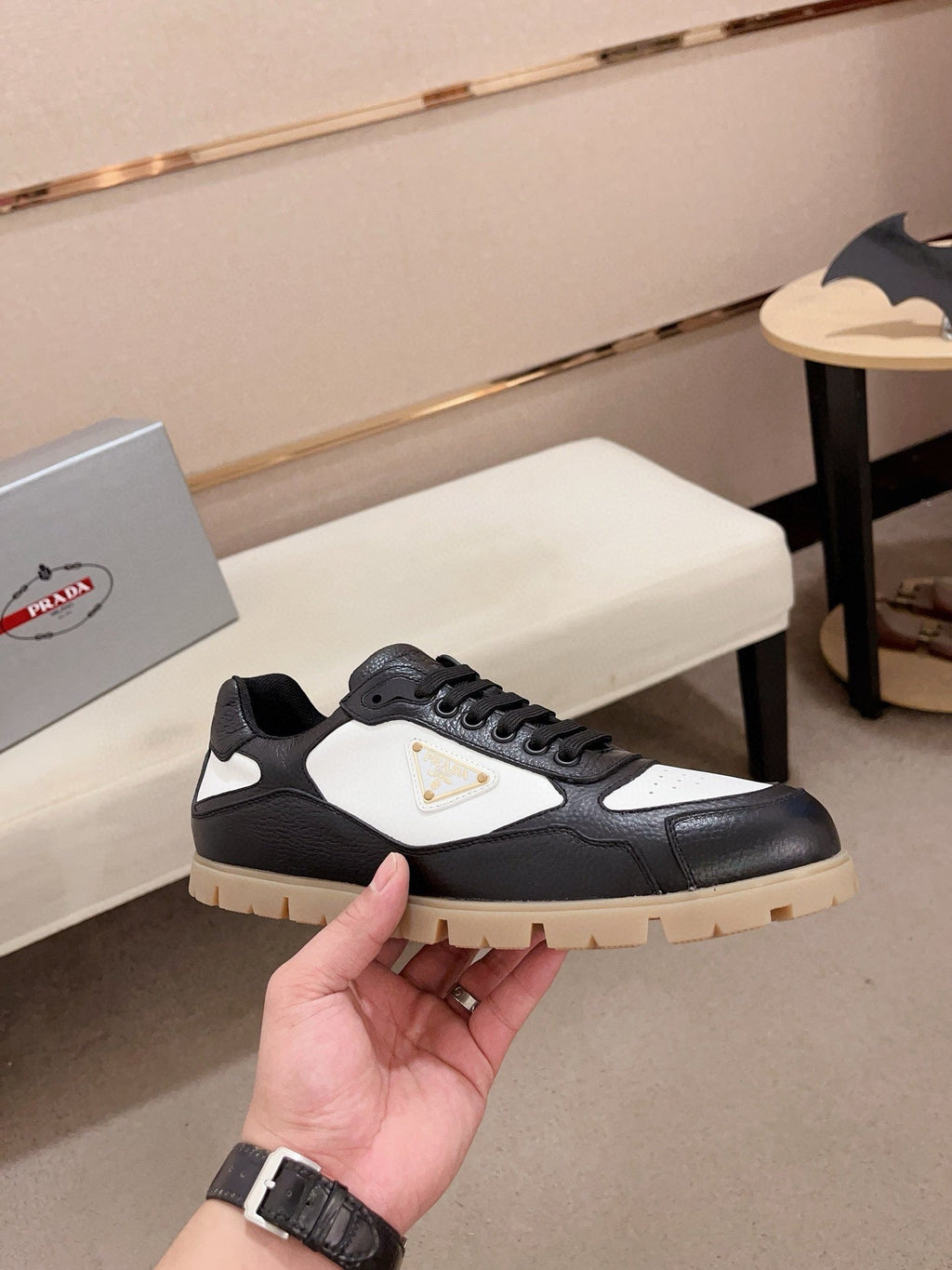 Prada Men's Air Cushion Sneakers