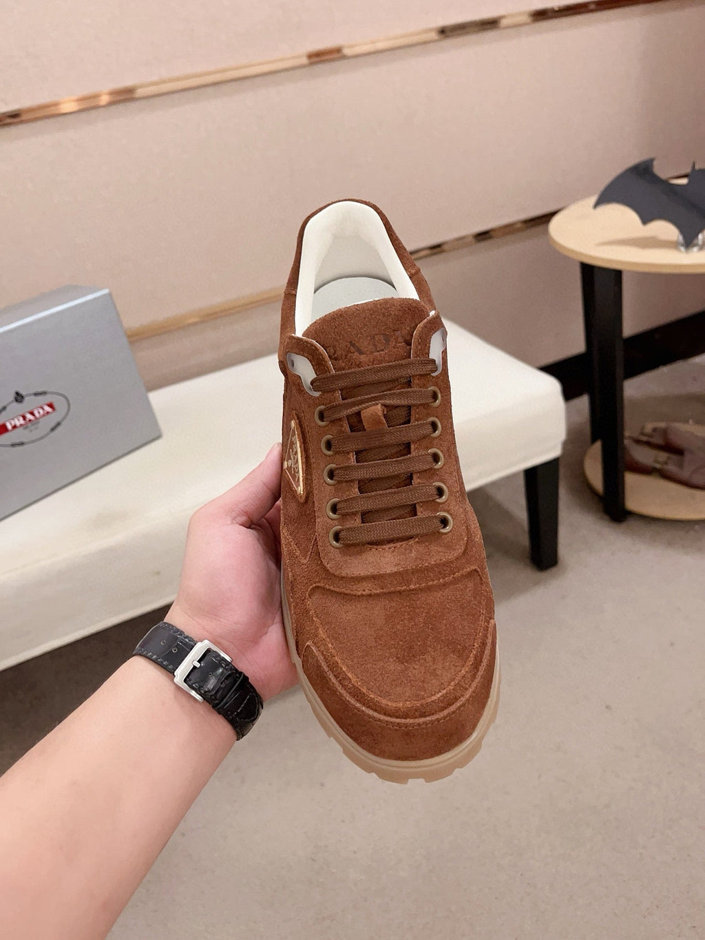 Prada Men's Air Cushion Sneakers