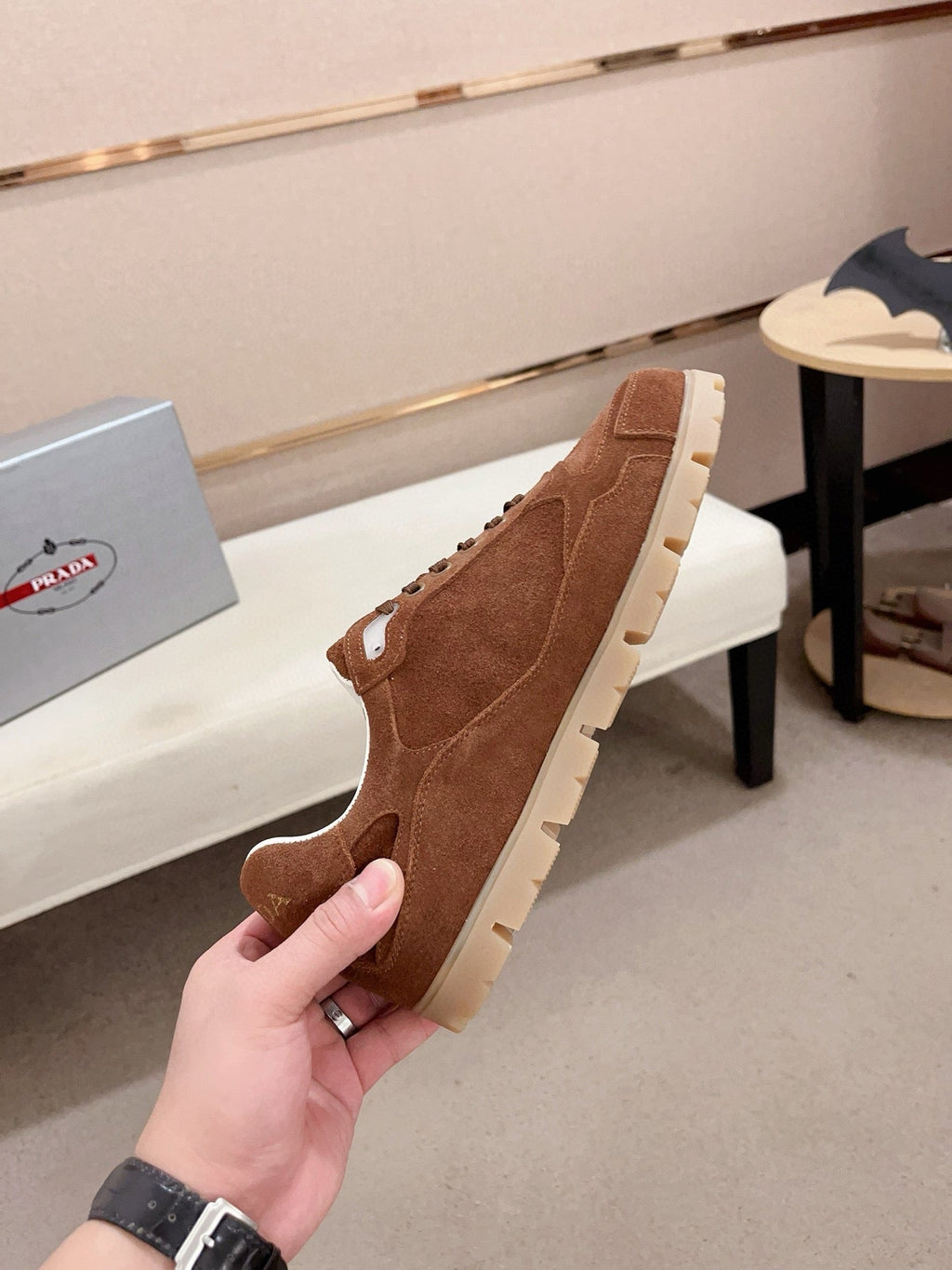 Prada Men's Air Cushion Sneakers