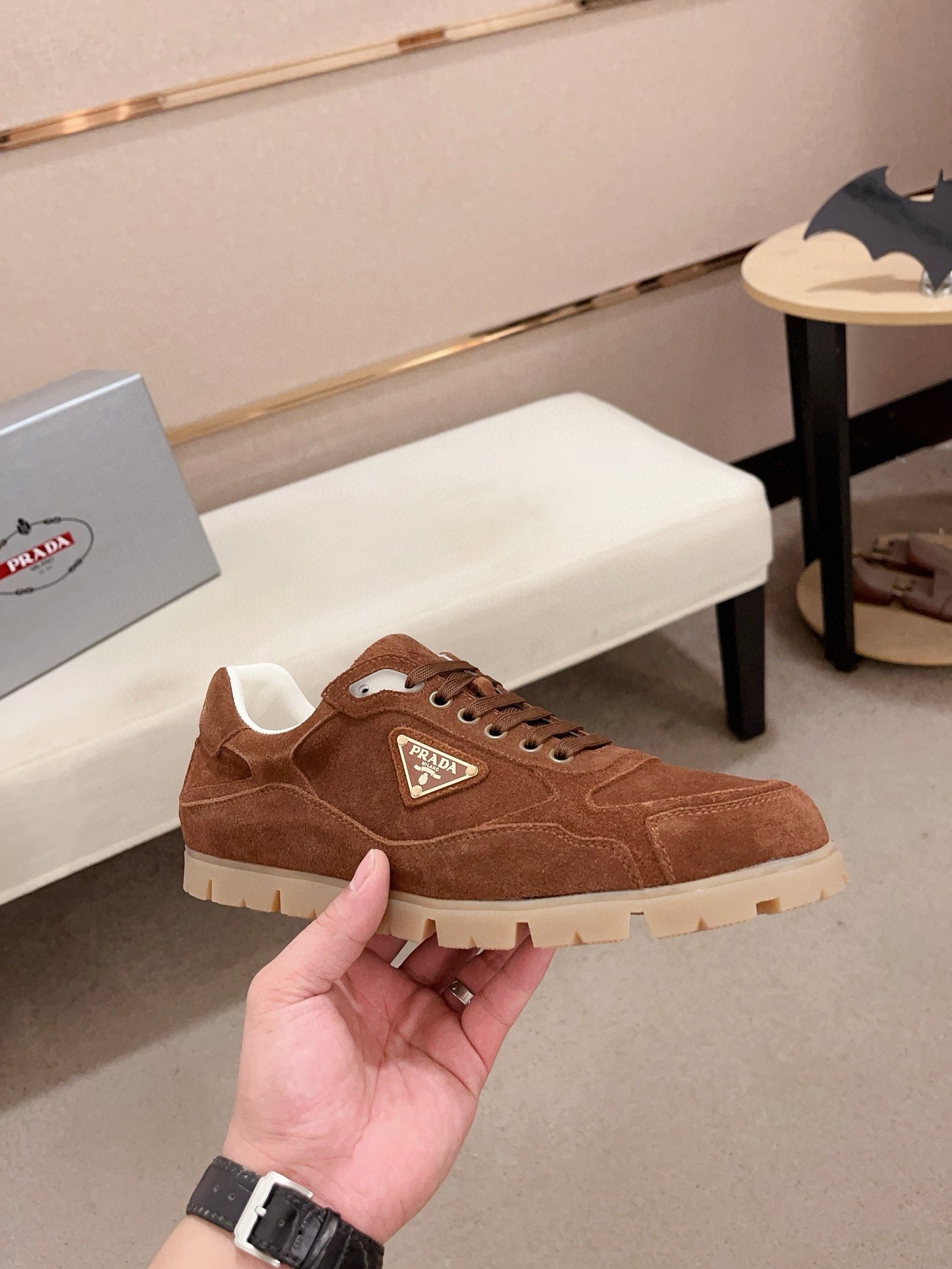 Prada Men's Air Cushion Sneakers