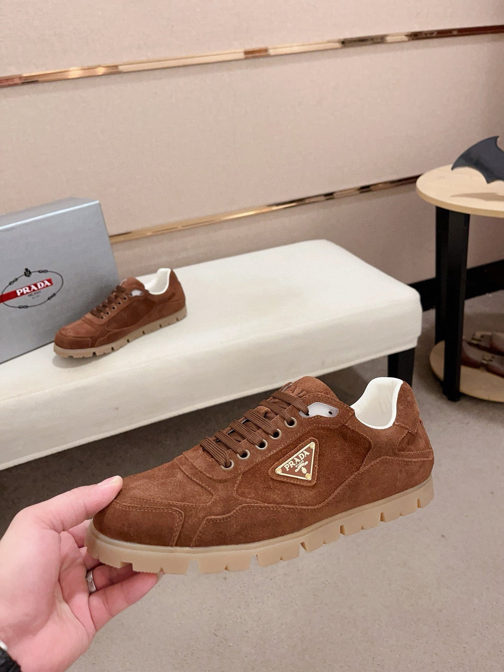 Prada Men's Air Cushion Sneakers