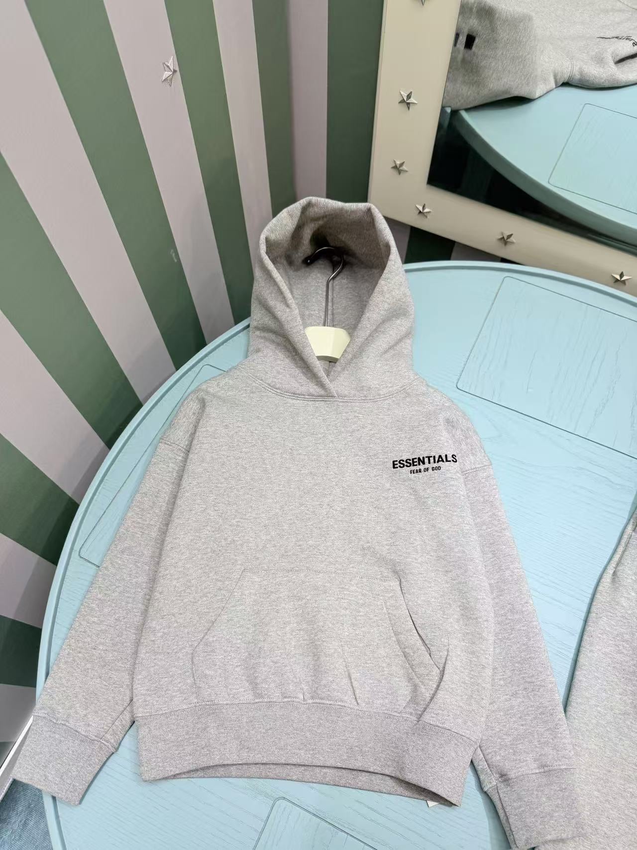 Fear of God ESSENTIALS Fleece Tracksuit Set – Kids Collection – 2025SS