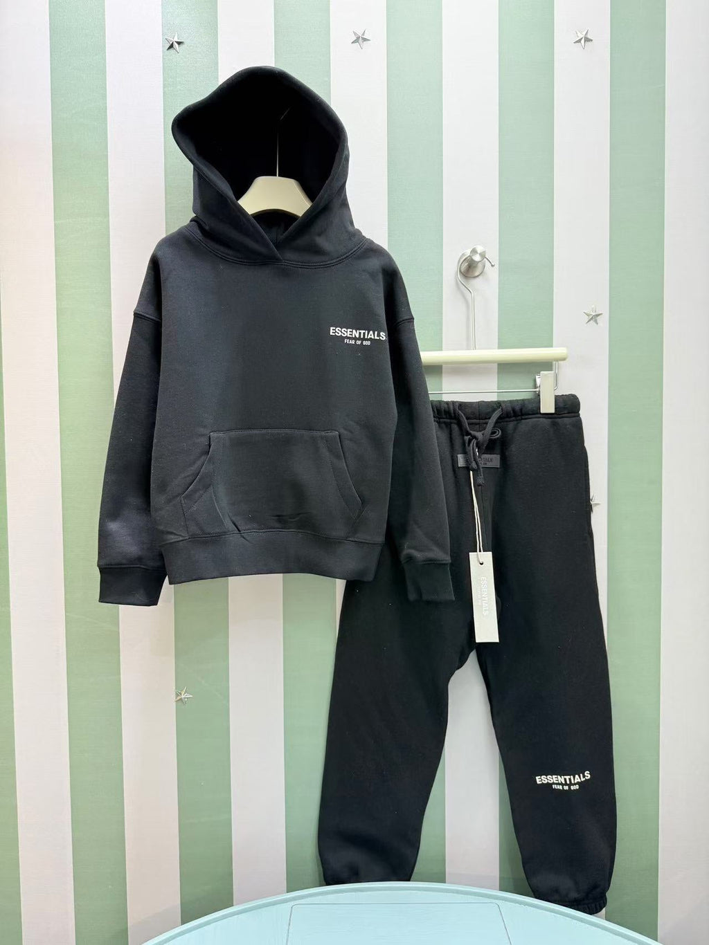 Fear of God ESSENTIALS Fleece Tracksuit Set – Kids Collection – 2025SS