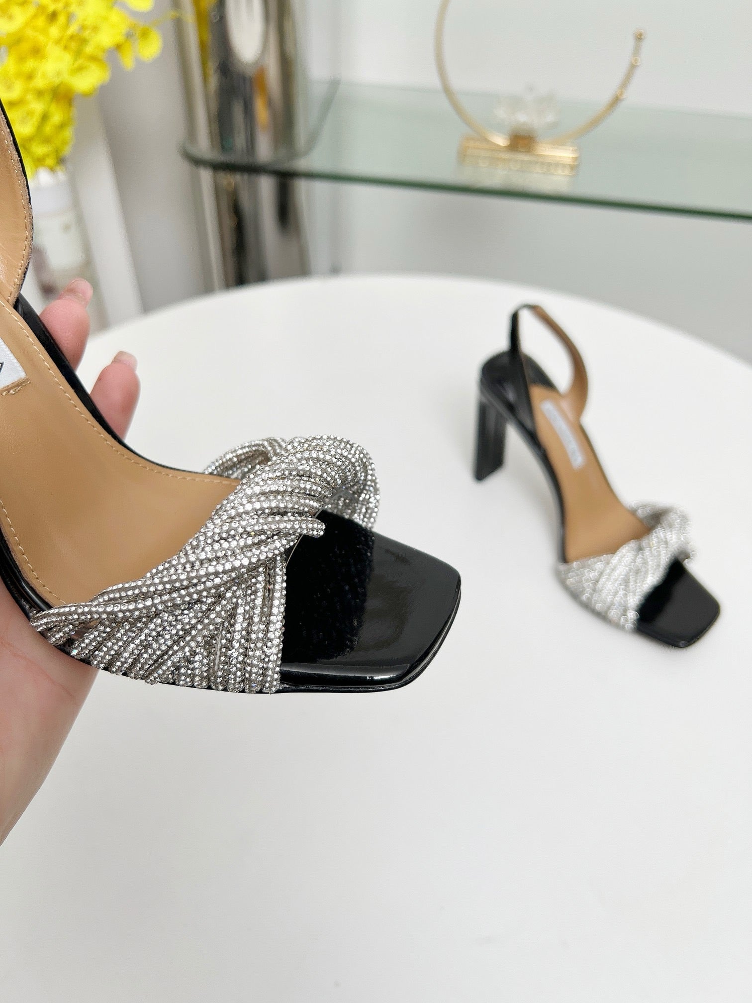 Aquazzura Rhinestone Pumps – 2025 Collection